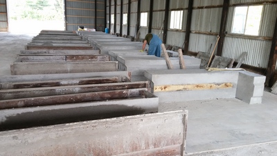 SACON blocks at a precast concrete plant SACON blocks at a precast concrete plant