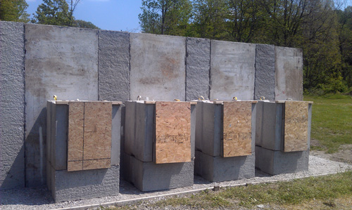 High Volume Shooting Range with Expendable SACON Bullet Traps, Wood Target Hangers and SACON T Panel Backstop High Volume Shooting Range with Expendable SACON Bullet Traps, Wood Target Hangers and SACON T Panel Backstop